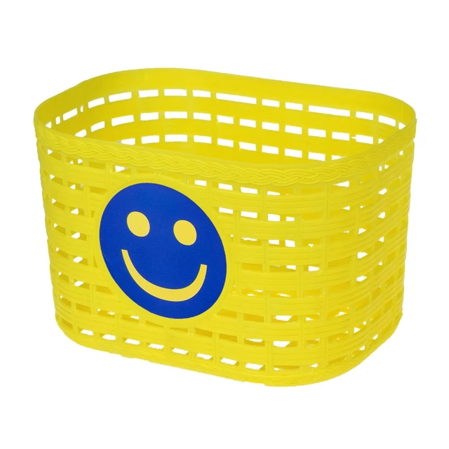 Koszyk dziecięcy przedni plastikowy M-Wave P Children's Basket - Czerwony - Żółty