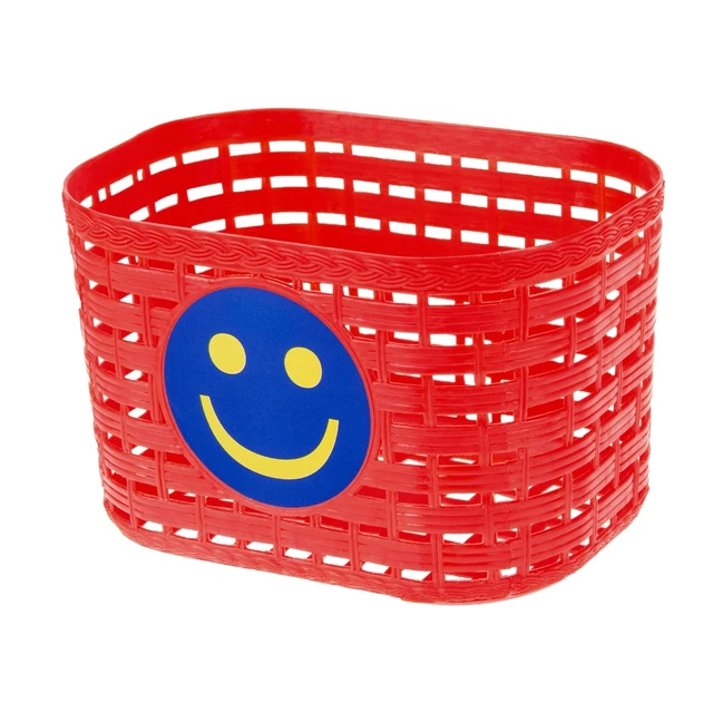 Koszyk dziecięcy przedni plastikowy M-Wave P Children's Basket - Czerwony - Czerwony
