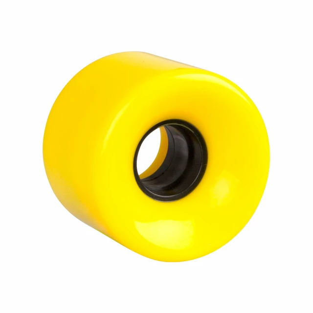 Kółko do deskorolki typu fiszka penny board 60*45 mm - Fioletowy - Żółty