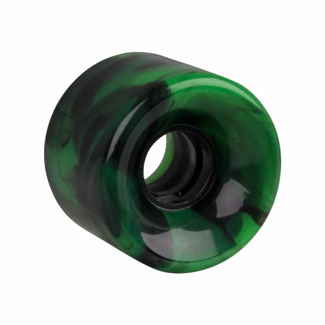 Kółko do deskorolki typu penny board fiszka 60*45 mm - Niebieski - Zielony
