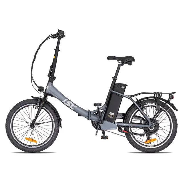 Składany rower elektryczny inSPORTline ISL Felior 468 Wh 20" - model 2026 ∙ składak ∙ bateria 468 Wh ∙ zasięg do 100 km ∙ nośność 125 kg - Titanium Grey (szary)