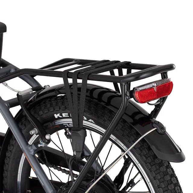 Składany rower elektryczny inSPORTline ISL Felior 468 Wh 20" - model 2026 ∙ składak ∙ bateria 468 Wh ∙ zasięg do 100 km ∙ nośność 125 kg - Titanium Grey (szary)
