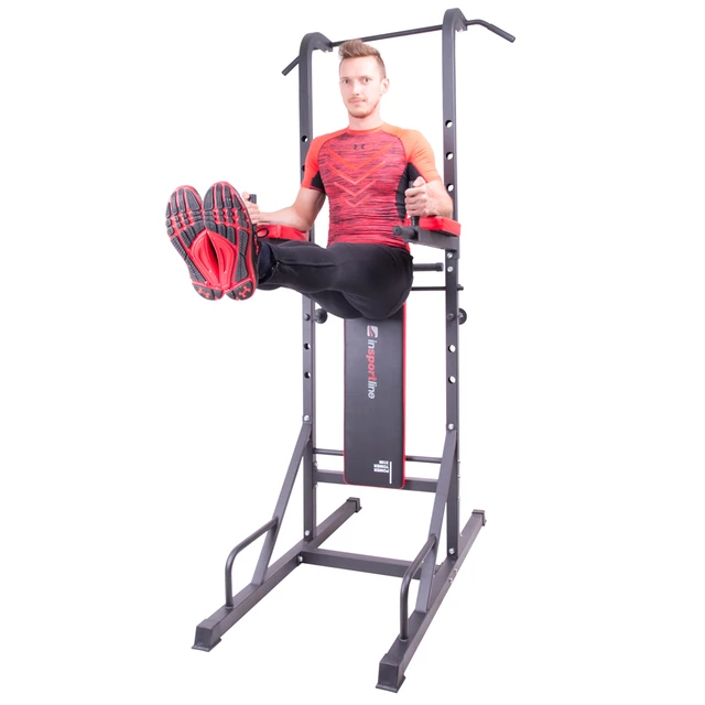 Zestaw treningowy: poręcze + gryfy + obciążenia inSPORTline CEM-180 (40 cm / 30 mm) ∙ 80 kg