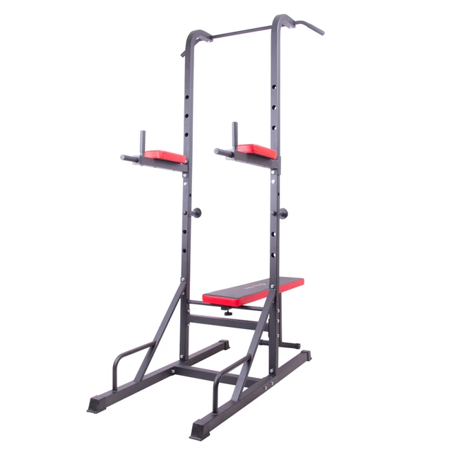 Poręcz stacjonarna + zestaw obciążeń inSPORTline Power Tower 3-50 kg ∙ wielofunkcyjna stacja + hantle