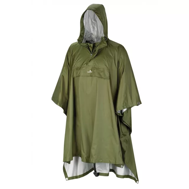 Płaszcz przeciwdeszczowy typu poncho FERRINO Todomodo RP 2025 - Niebieski - Oliwkowa zieleń
