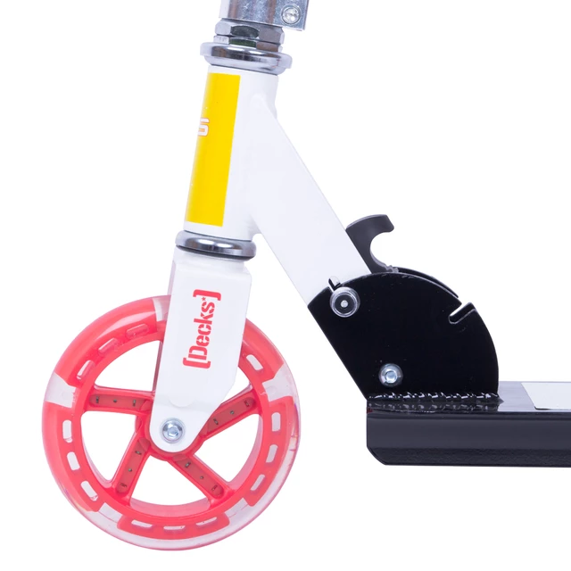 Hulajnoga składana WORKER Cirky ∙ niebieska ∙ świecące koła LED ∙ nośność 50 kg ∙ regulowana kierownica 68-88 cm - Niebieski