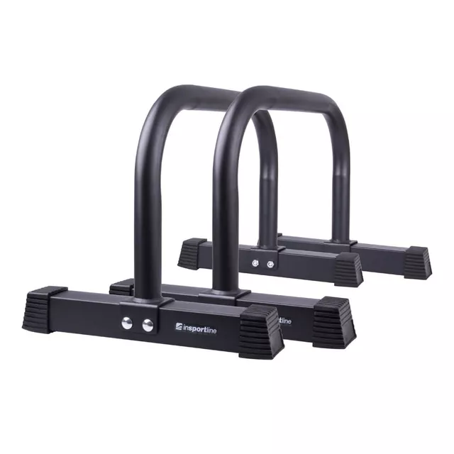 Stabilne uchwyty do pompek inSPORTline Push Up PU600 ∙ antypoślizgowa podstawa ∙ kompaktowa konstrukcja ∙ nośność 150 kg