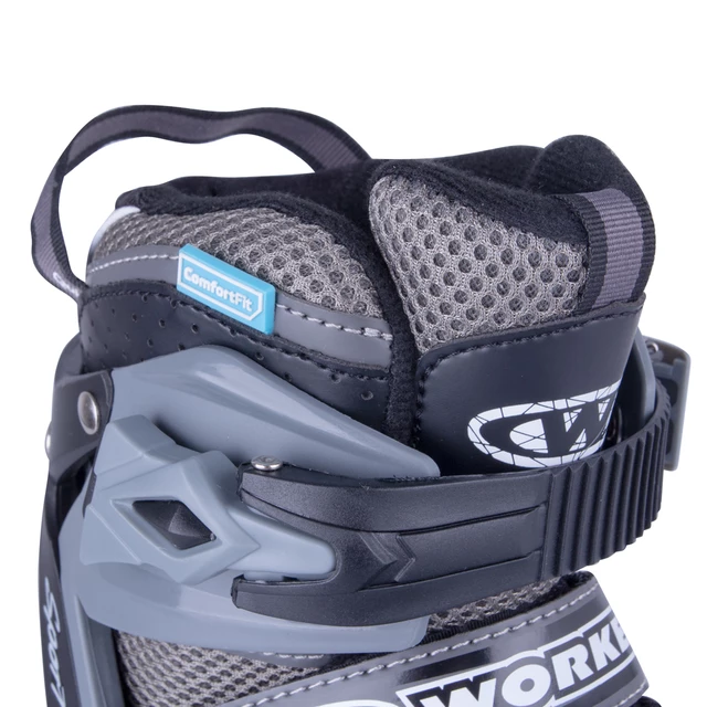 Damskie łyżworolki WORKER Lugos ∙ aluminiowa rama ∙ koła 80 mm PU 82A ∙ łożyska ABEC 5 ∙ stabilizacja kostki ∙ do 100 kg