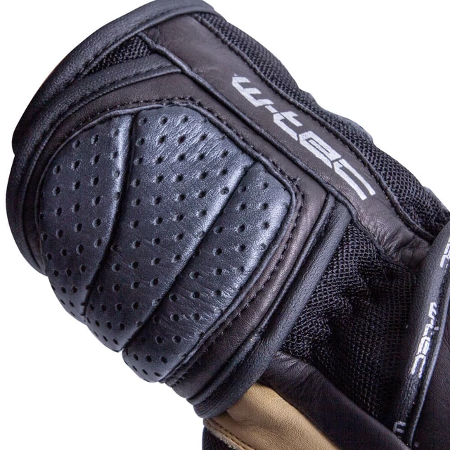 Męskie rękawice motocyklowe W-TEC Crushberg - Czarny