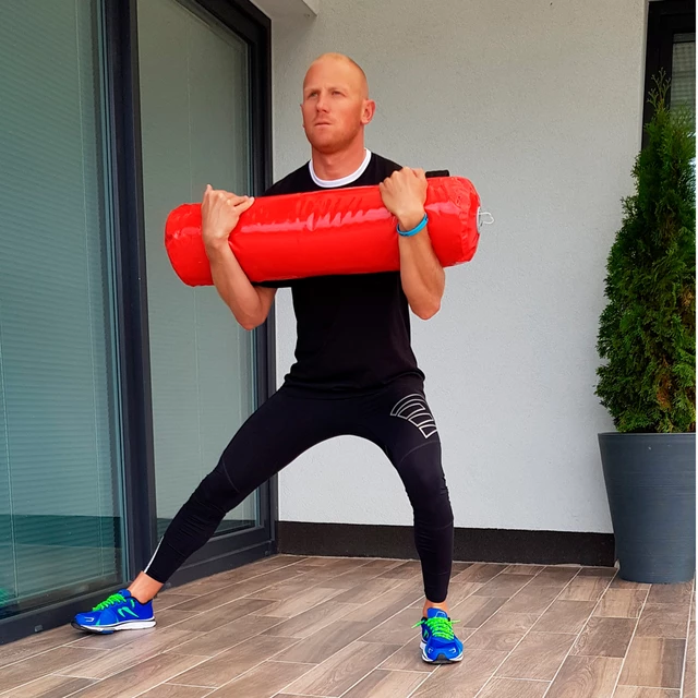 Worek treningowy napełniany wodą inSPORTline FitBag Aqua XL ∙ 51 kg maksymalnie ∙ 4 uchwyty neoprenowe ∙ mobilny trening siłowy