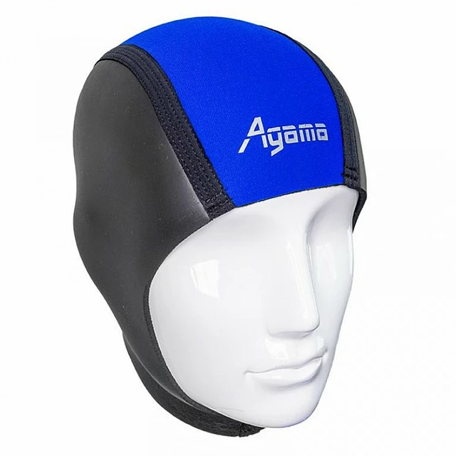 Czapka neoprenowa Agama Eddy 3 mm - Czerwony - Niebieski