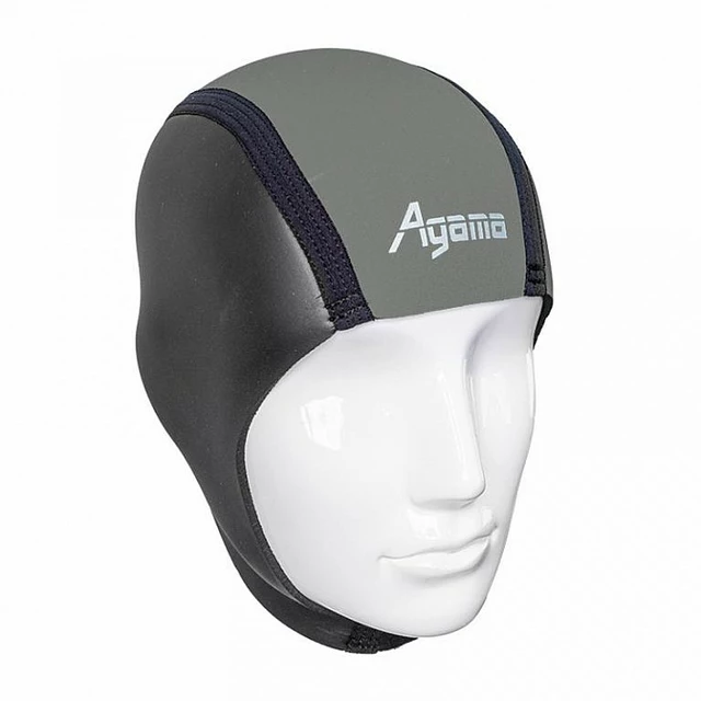 Czapka neoprenowa Agama Eddy 3 mm - Czerwony - Ciemny szary