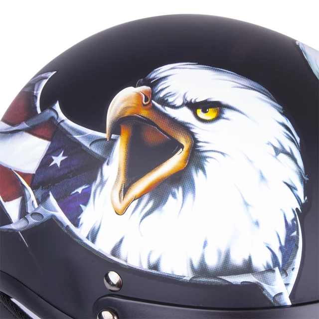 Kask motocyklowy otwarty W-TEC V531 chopper - Czarny matowy