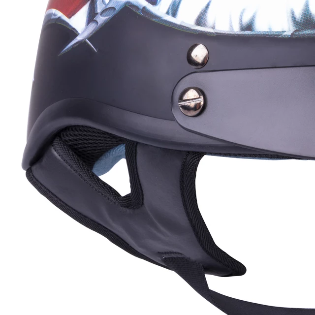 Kask motocyklowy otwarty W-TEC V531 chopper - Czarny matowy