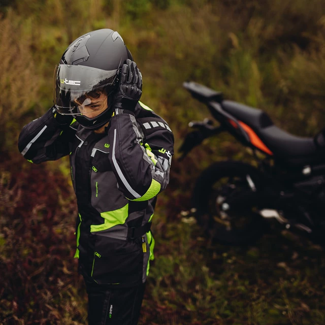 Kask motocyklowy 2w1 W-TEC NK-850 otwierany ∙ blenda przeciwsłoneczna