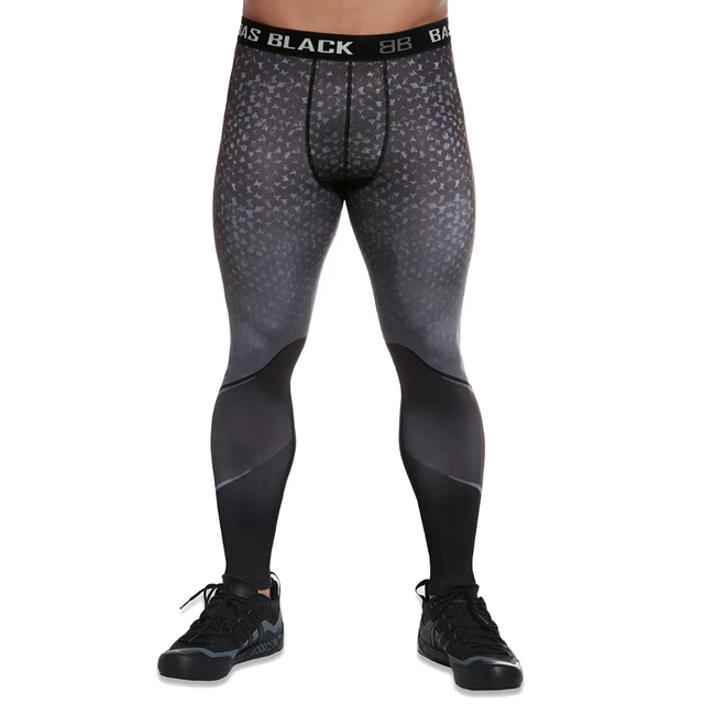 Legginsy męskie/chłopięce BAS BLACK Hardmen - Szary - Szary