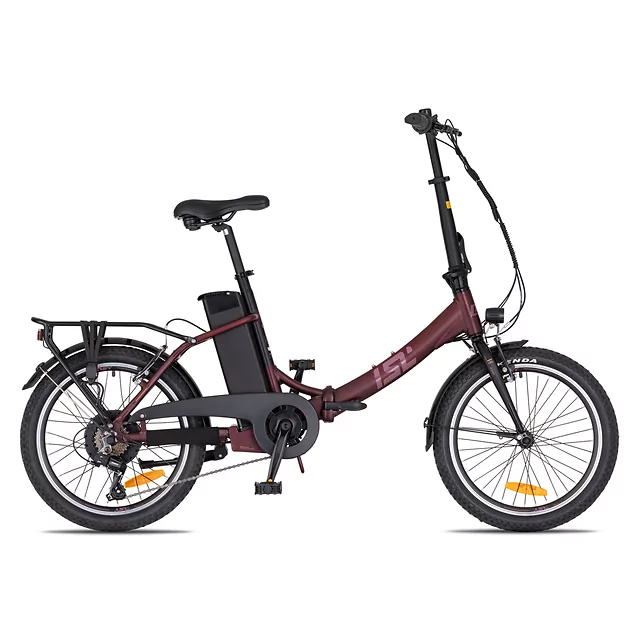 Składany rower elektryczny inSPORTline ISL Felior 468 Wh 20" - model 2026 ∙ składak ∙ bateria 468 Wh ∙ zasięg do 100 km ∙ nośność 125 kg - Titanium Grey (szary)