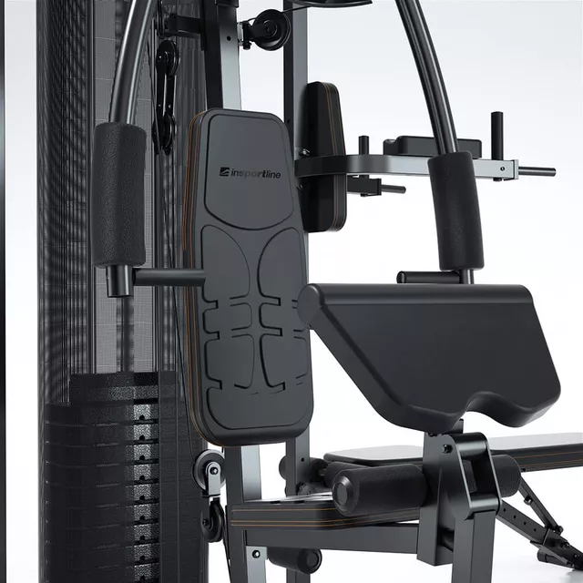 Atlas wielostanowiskowy inSPORTline Profigym C60 ∙ ławka ∙ poręcze ∙ worek treningowy ∙ wyciąg górny/dolny
