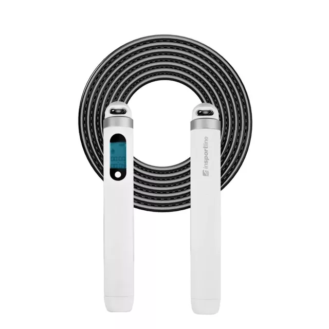 Skakanka inteligentna inSPORTline Jumpsmart ∙ Bluetooth ∙ licznik skoków ∙ regulowana długość ∙ 3 tryby treningu