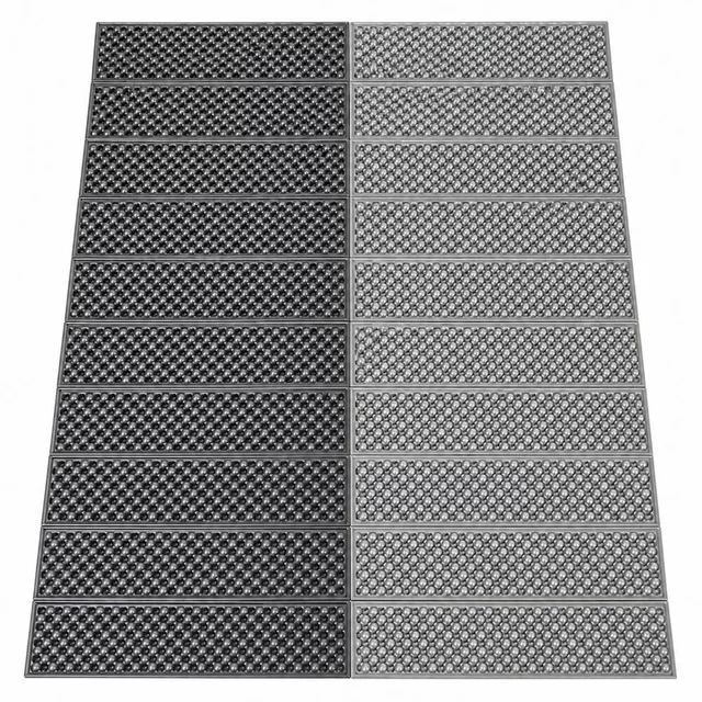 Składana mata kempingowa karimata turystyczna inSPORTline Alufolda ∙ folia aluminiowa ∙ R-value 2.1 ∙ 370 g ∙ kompaktowa