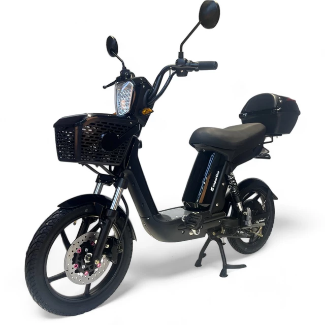 Skuter elektryczny z pedałami motorower inSPORTline E-Greta 12Ah - OUTLET - Czerwony