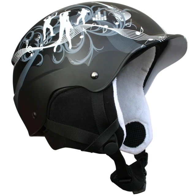 Kask snowboardowy Worker Playful ∙ waga 460 g ∙ otwory wentylacyjne ∙ szybkie zapinanie ∙ pasek na gogle - Czerwony