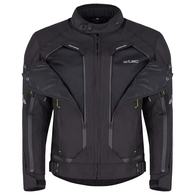 Kurtka motocyklowa W-TEC Progair - Czarny-fluo