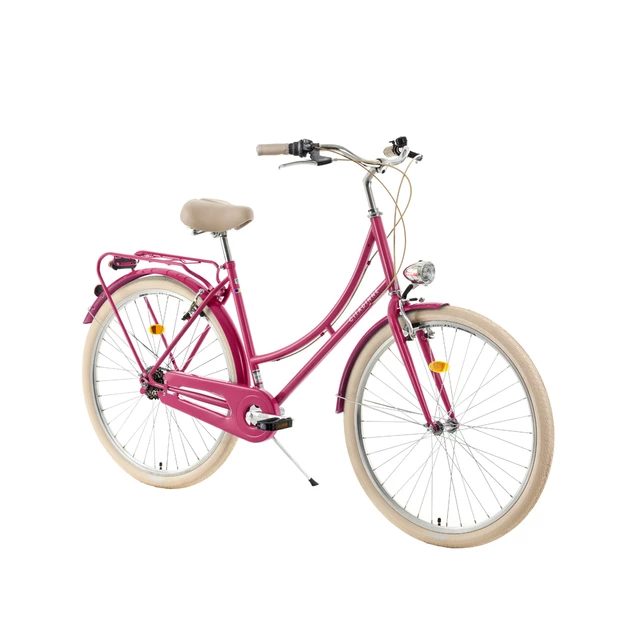 Rower miejski DHS Citadinne 2636 26" - OUTLET - Jasnozielony