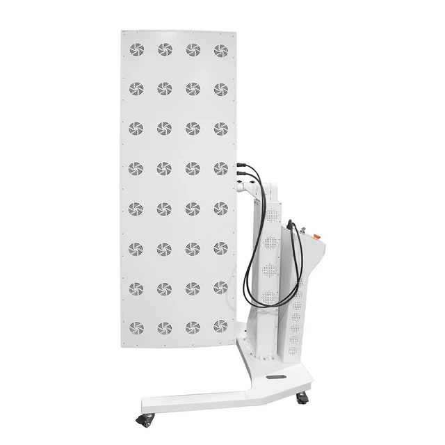 Panel LED do terapii światłem inSPORTline Supetar ∙ 300 diod RED + NIR ∙ timer i pilot ∙ montaż ścienny/stojak - Czarny