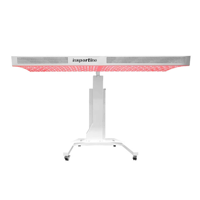 Panel LED do terapii światłem inSPORTline Supetar ∙ 300 diod RED + NIR ∙ timer i pilot ∙ montaż ścienny/stojak - Czarny