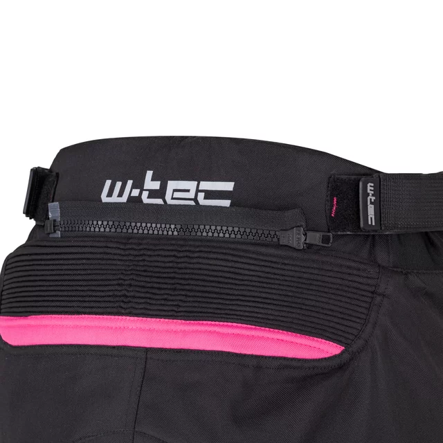Damskie spodnie motocyklowe W-TEC Durmanes Lady - Czarno-różowy