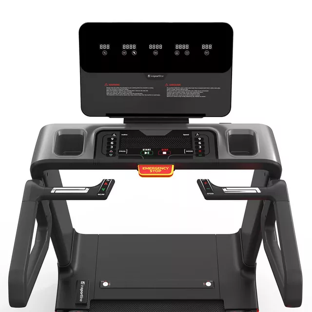 Profesjonalna bieżnia elektryczna inSPORTline Gardian G10 · Silnik 6 KM · nośność 180 kg · Bluetooth · 30 programów ∙ program HRC