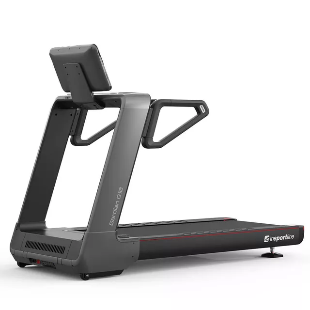 Profesjonalna bieżnia elektryczna inSPORTline Gardian G10 · Silnik 6 KM · nośność 180 kg · Bluetooth · 30 programów ∙ program HRC