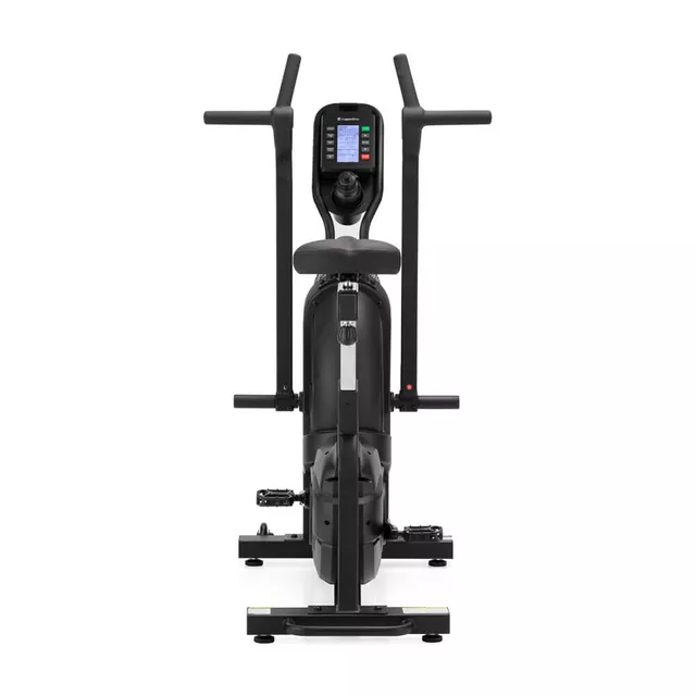 Profesjonalny rower treningowy powietrzny inSPORTline Airbike® Max ∙ nośność 160 kg ∙ regulowane siodełko ∙ 7 programów ∙ wyświetlacz LCD ∙ uchwyt na tablet - Czarny