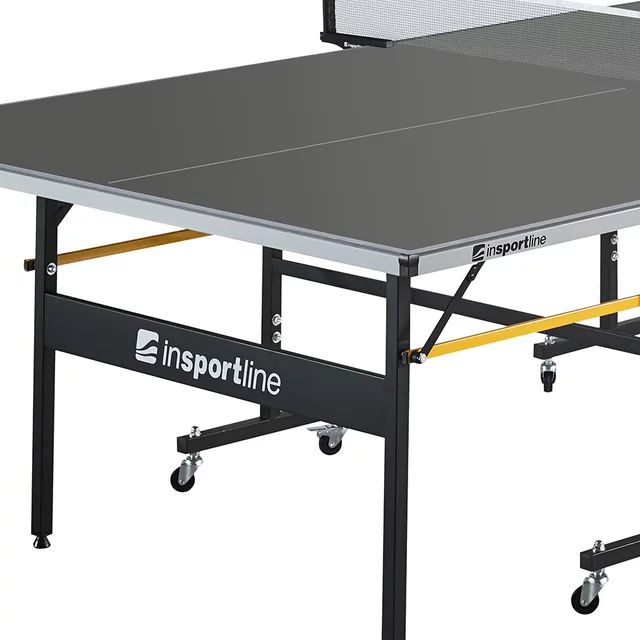 Zewnętrzny stół do tenisa stołowego inSPORTline Outdoor 300 ∙ blat ACP UV ∙ rama stalowa 20x30 mm ∙ 8 kółek ∙ waga 62 kg ∙ z siatk