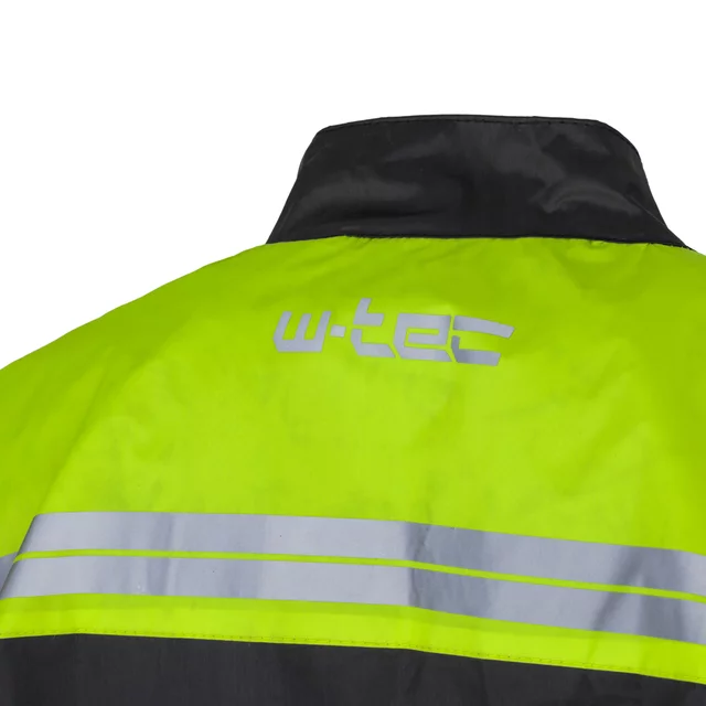 Kurtka przeciwdeszczowa na motocykl W-TEC Igava ∙ oddychająca podszewka mesh ∙ zabezpieczony suwak ∙ wysoka widoczność