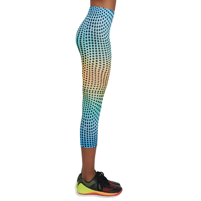 Damskie legginsy sportowe BAS BLACK Wave 70 - Kolorowy