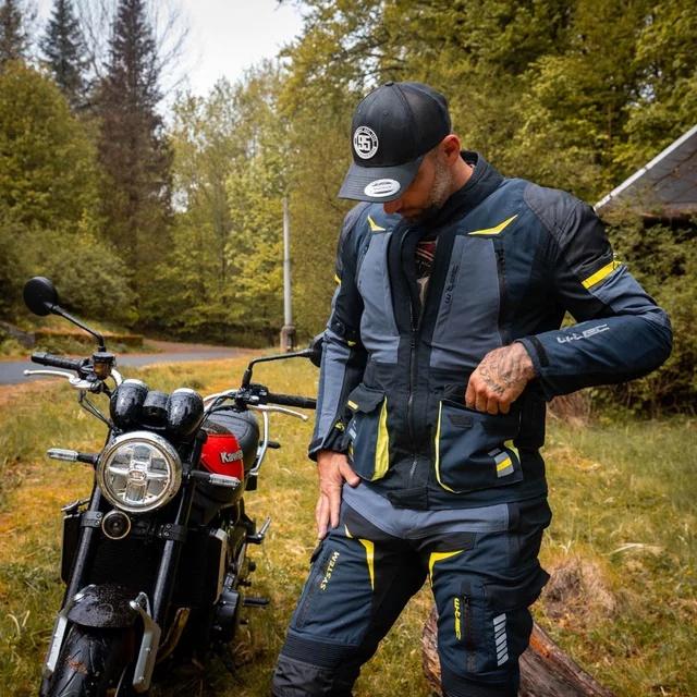 Kurtka motocyklowa W-TEC Modock ∙ trójwarstwowa ∙ wypinana podpinka ∙ membrana wodoodporna ∙ ochraniacze CE ∙ wentylacja AirVent