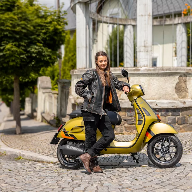 Damskie buty motocyklowe W-TEC Leocia Brown - Brązowy