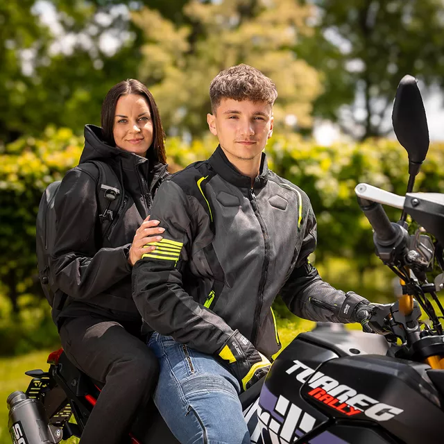 Letnia kurtka motocyklowa W-TEC Pelyes - Szary