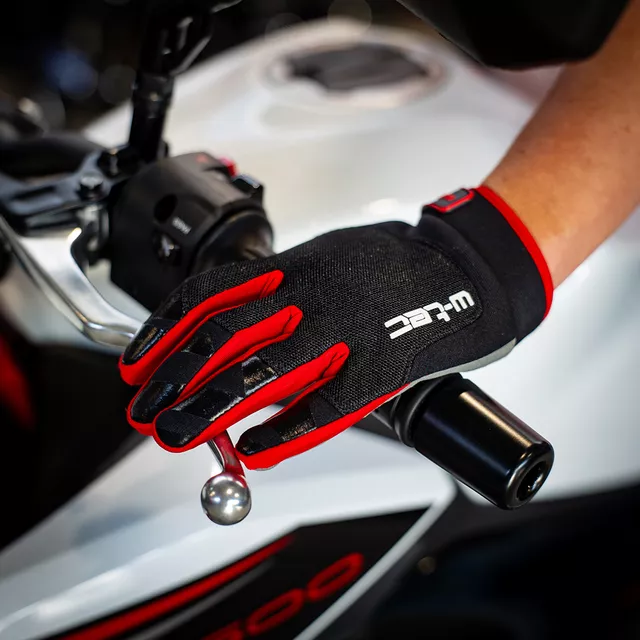 Dziecięce rękawice motocrossowe W-TEC Matosinos Kids - Niebieski