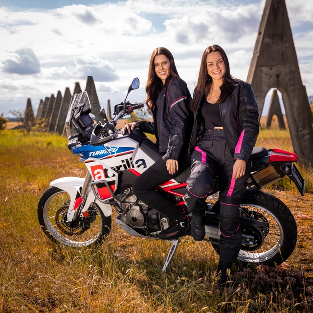Damska kurtka motocyklowa W-TEC Durmana - Czarno-różowy