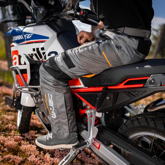 Spodnie motocyklowe turystyczne W-TEC Smackton - czarno-szaro-pomarańczowy