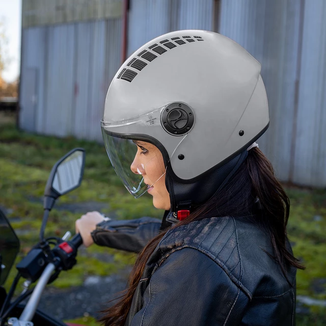Kask motocyklowy otwarty W-TEC Baraldo - Czarny matowy