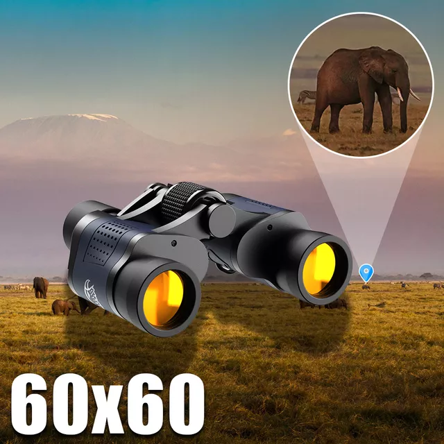 Lornetka Apexel 60x60 ∙ 60x zoom ∙ pryzmaty BAK4 ∙ powłoki FMC ∙ waga 494 g ∙ gumowa obudowa ∙ etui w zestawie