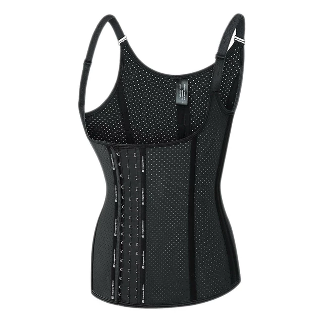 Gorset fitness na ramiączkach inSPORTline Corsup ∙ wyszczuplający ∙ stabilizujący ∙ regulowane ramiączka ∙ perforowany materiał