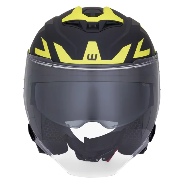 Kask motocyklowy W-TEC Voltik Graphic ∙ blenda przeciwsłoneczna ∙ wentylacja ∙ wyjmowana wyściółka ∙ homologacja ECE 22.06