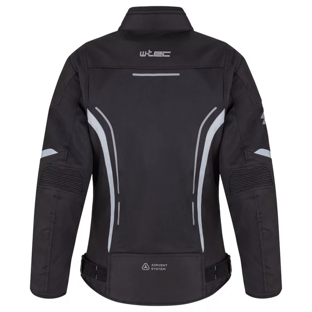 Letnia damska kurtka motocyklowa W-TEC Mirelia ∙ system AirVent ∙ protektory CE ∙ odpinana membrana ∙ elementy odblaskowe Visionight - czarno-szary-fluo