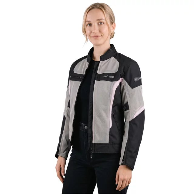 Letnia damska kurtka motocyklowa W-TEC Mirelia ∙ system AirVent ∙ protektory CE ∙ odpinana membrana ∙ elementy odblaskowe Visionight