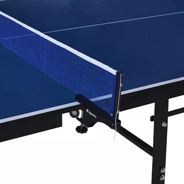 Wzmacniany stół do tenisa stołowego inSPORTline Sental 180 ∙ MDF 18 mm ∙ rama stalowa ∙ składany ∙ kółka 75 mm ∙ siatka z klipsem